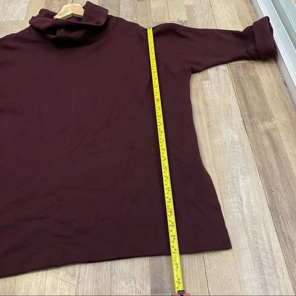 Vintage | Burgundy “Weekenders” Mock Neck Tunic Dress - Picture 10 of 14